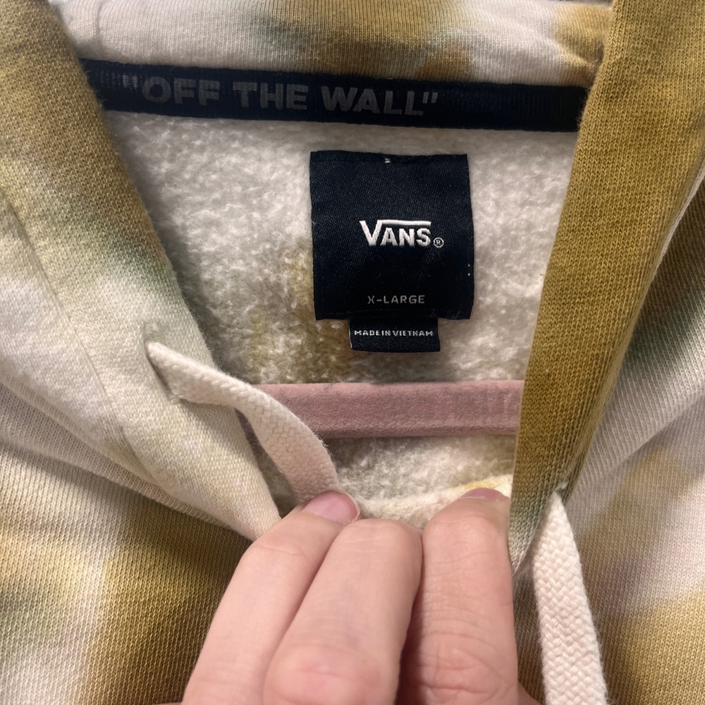 Vans Brown and Cream Tie-Dye Hoodie - Picture 7 of 7